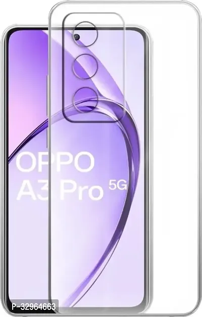 Rahishi Back Cover for Oppo A3 Pro 5G Back Cover (Transparent)-thumb0