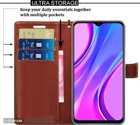 Stylish Flip Cover Compatible for Mi Redmi 9-thumb4