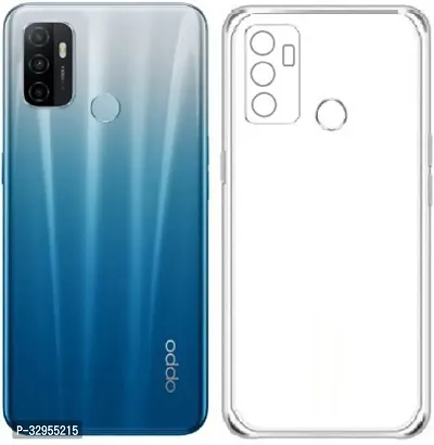 Back Cover OPPO A53s OG Premium TPU Back Cover Transparent-thumb2