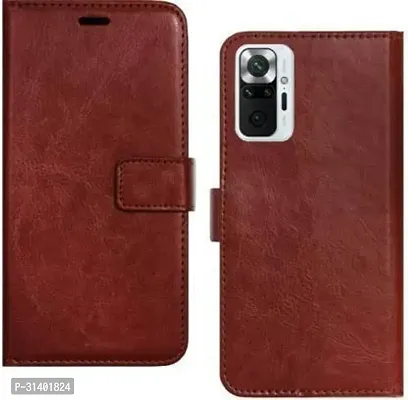 Stylish Flip Cover Compatible for Mi Redmi Note 10 pro