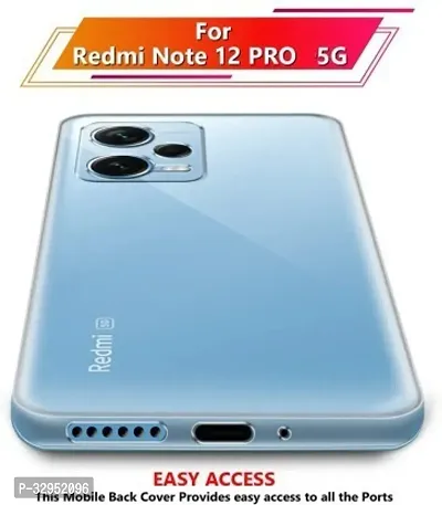 Back Cover REDMI Note 12 Pro 5G Back Cover Transparent-thumb3