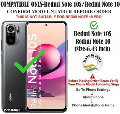 Stylish Flip Cover Compatible for Mi Redmi Note 10-thumb2