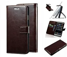 Stylish Artificial Leather Flip Cover For Smartphone-thumb1