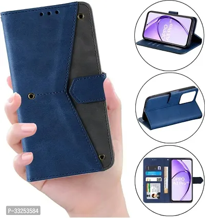 Stylish Flip Flop Cover for Oppo A3 Pro 5G - Blue-thumb5