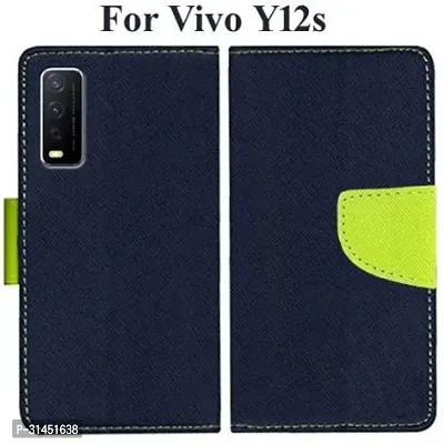 Trendy Soft TPU Silicone Flip Cover Compatible for Vivo Y12s Back Cover