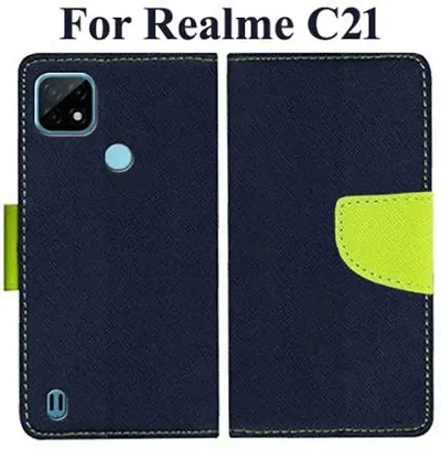 Stylish Flip Cover for Realme C21