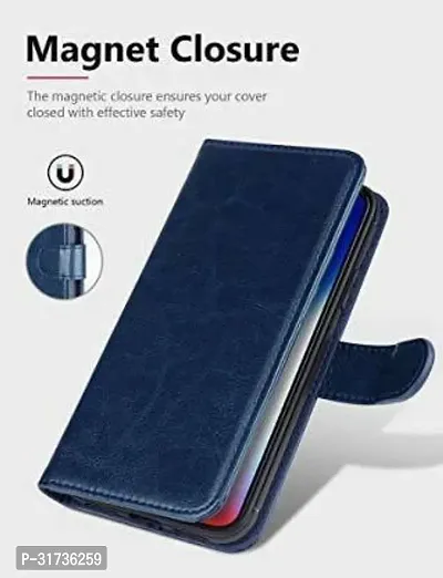 Rahishi Flip Cover Compatible for  Oppo A16k Blue-thumb3