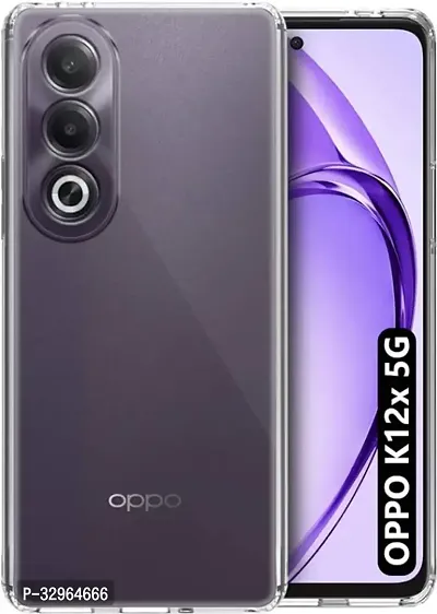 Rahishi Back Cover for Oppo K12X 5G Back Cover (Transparent)