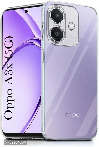 Rahishi Back Cover for Oppo A3x 5G Back Cover (Transparent)-thumb0