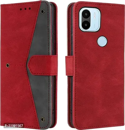 Stylish Solid Flip Cover for POCO C51-thumb0