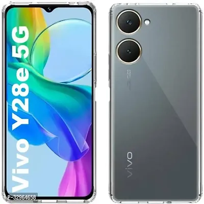 Rahishi Back Cover for Vivo Y28E Back Cover (Transparent)