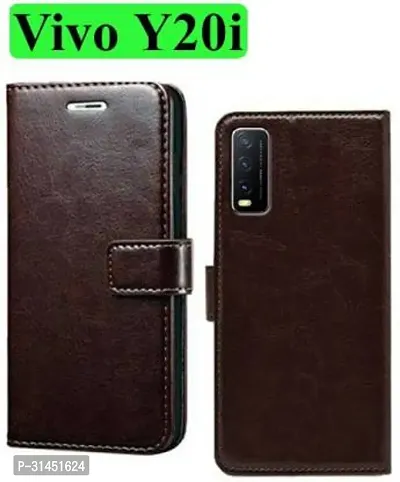 Trendy Soft TPU Silicone Flip Cover Compatible for Vivo Y20i Back Cover