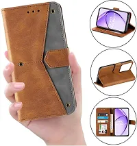 Stylish Flip Flop Cover for Oppo A3 Pro 5G - Brown-thumb4