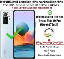 Stylish Artificial Leather Mobile Flip Cover For REDMI Note 10 Pro-thumb1