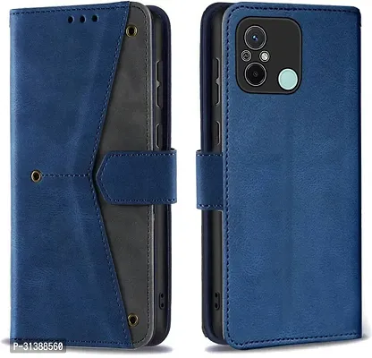 Stylish Flip Cover Compatible for Mi Redmi 12C-thumb0