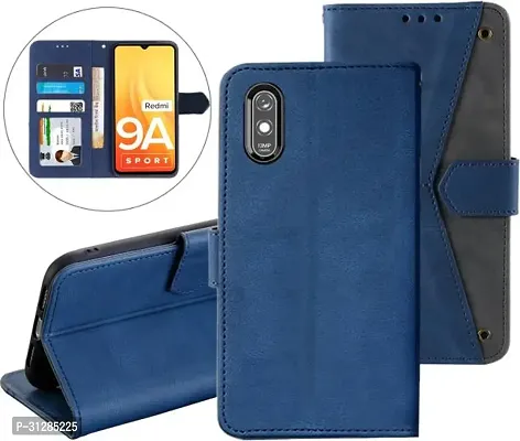 Stylish Flip Cover Compatible for Mi Redmi 9A