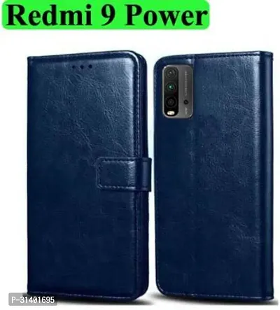 Stylish Flip Cover Compatible for Mi Redmi 9 Power