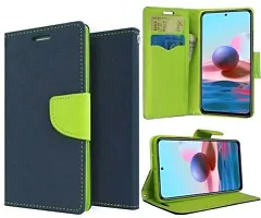 Stylish Flip Cover Compatible for Mi Redmi Note 10-thumb2