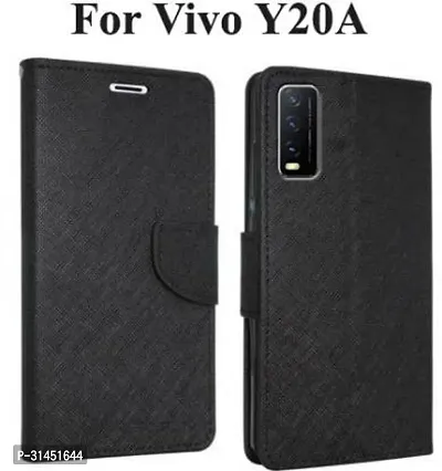 Trendy Soft TPU Silicone Flip Cover Compatible for Vivo Y20A Back Cover-thumb0