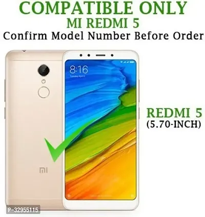 Back Cover Mi Redmi 5 Back Cover Transparent-thumb2