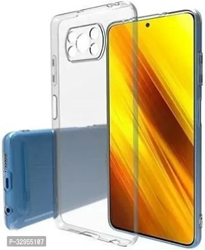 Back Cover Poco X3 OG Premium TPU Back Cover Transparent-thumb2