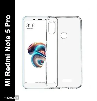 Back Cover Mi Redmi Note 5 Pro Back Cover Transparent-thumb0