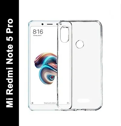 CELZO Shockproof 4 Sides AntiShock Protection Back Cover Case for Xiaomi Redmi Note 5 Pro - {Transparent}