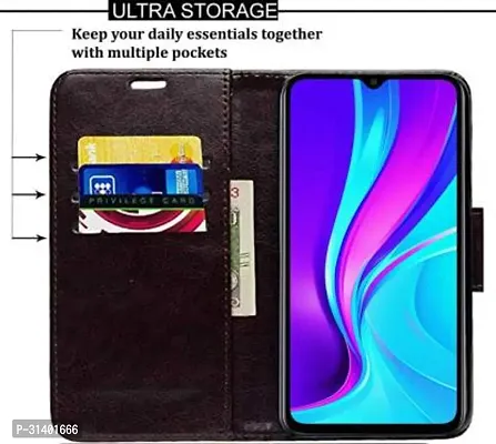 Stylish Flip Cover Compatible for Mi Redmi 9-thumb5