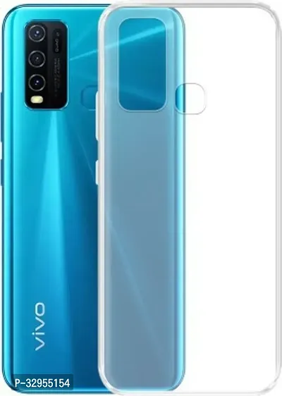 Back Cover Vivo Y30 OG Premium TPU Back Cover Transparent-thumb3