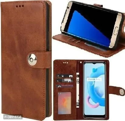 Stylish Artificial Leather Flip Cover For Smartphone