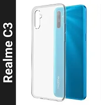 Back Cover Realme C3 OG Premium TPU Back Cover Transparent-thumb1