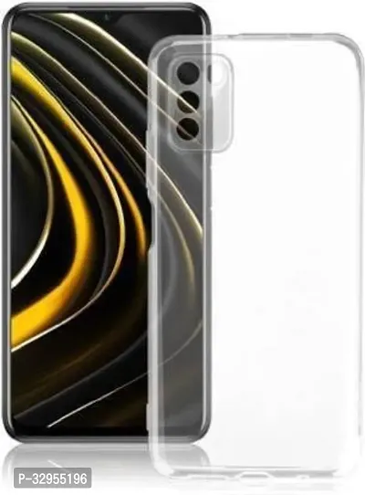 Back Cover Poco M3 OG Premium TPU Back Cover Transparent-thumb3