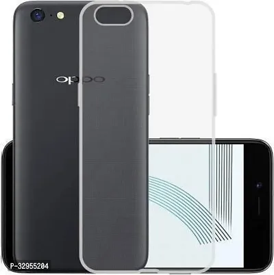 Back Cover OPPO A71 OG Premium TPU Back Cover Transparent-thumb0