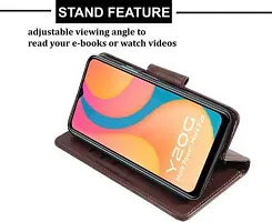 Trendy Soft TPU Silicone Flip Cover Compatible for Vivo Y20G-thumb3