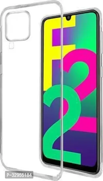 Back Cover Samsung Galaxy F22 4G OG Premium TPU Back Cover Transparent-thumb2