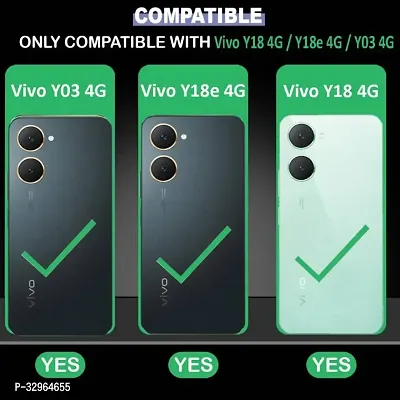 Rahishi Back Cover for Vivo Y18 Back Cover (Transparent)-thumb2