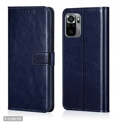 Stylish Flip Cover Compatible for Mi Redmi Note 10-thumb0