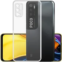 Back Cover Poco M3 Pro OG Premium TPU Back Cover Transparent-thumb1