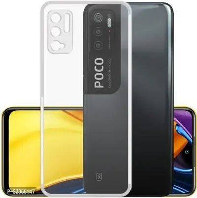 Back Cover Poco M3 Pro OG Premium TPU Back Cover Transparent-thumb2