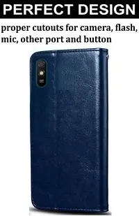 Stylish Flip Cover Compatible for Mi Redmi 9A-thumb2