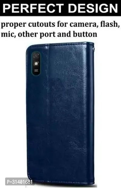 Stylish Flip Cover Compatible for Mi Redmi 9A-thumb3