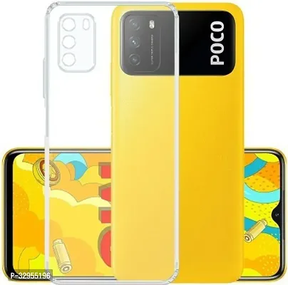 Back Cover Poco M3 OG Premium TPU Back Cover Transparent-thumb0