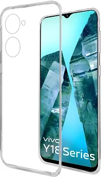 Rahishi Back Cover for Vivo Y18E Back Cover (Transparent)-thumb2