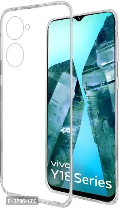 Rahishi Back Cover for Vivo Y18E Back Cover (Transparent)-thumb3