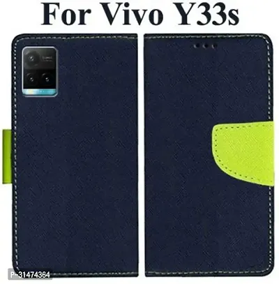 Trendy  Flip Cover Compatible for Vivo Y33s 5G Flip Cover