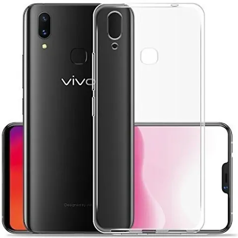 BAI AND KAKA? Back Cover Soft Slim Shockproof Back case For Vivo V11I (Transparent)