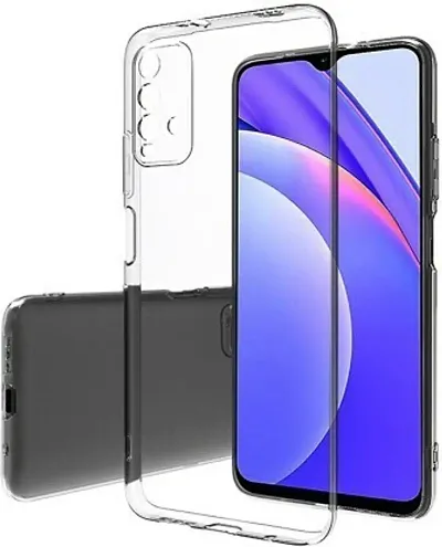 BAI AND KAKAPerfect Fitting Hybrid Edge to Edge Side Protection Back Cover For Redmi 9 Power (Transparent, Camera Protection)