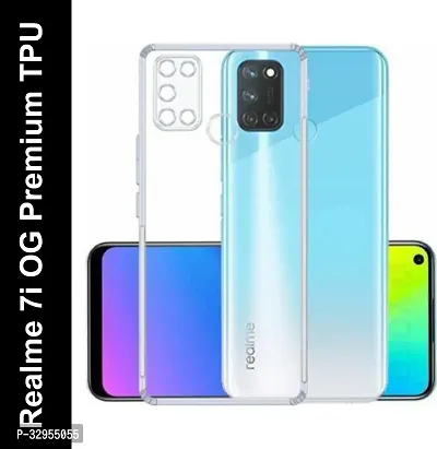 Back Cover Realme 7i OG Premium TPU Back Cover Transparent-thumb0