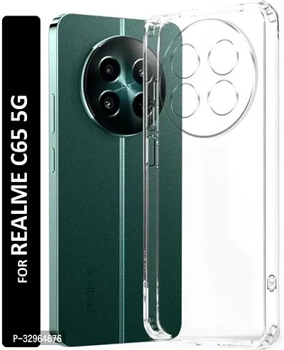 Rahishi Back Cover for Realme C65 5G Back Cover (Transparent)