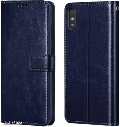 Stylish Flip Cover Compatible for Mi Redmi 9A-thumb0